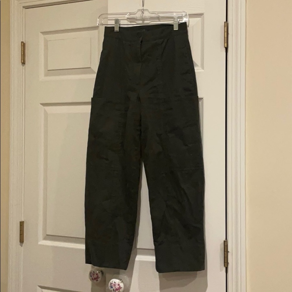 COS high waist wide leg pants